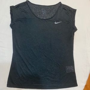 Nike Sheer Black Workout Tee
